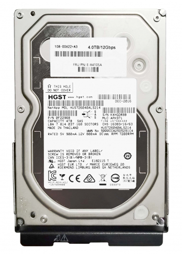 Жесткий диск Network Appliance E-X4105A 4Tb 7200 SAS 3,5" HDD