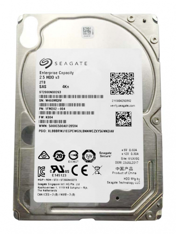 Жесткий диск Seagate ST2000NX0263 2Tb  SAS 2,5" HDD