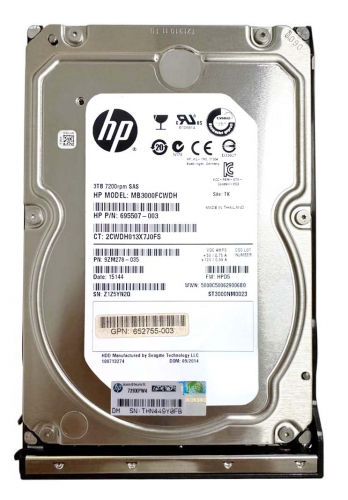 Жесткий диск HP 846530-B21 3Tb 7200 SAS 3.5" HDD