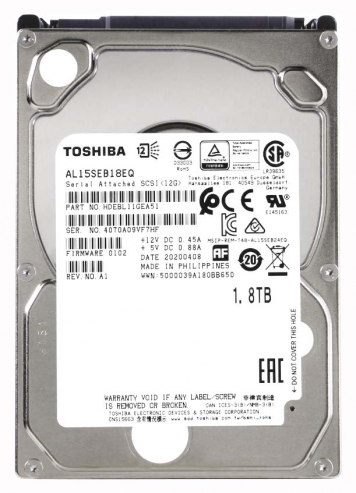 Жесткий диск Toshiba HDEBL11GEA51 1,8Tb 10000 SAS 2,5" HDD