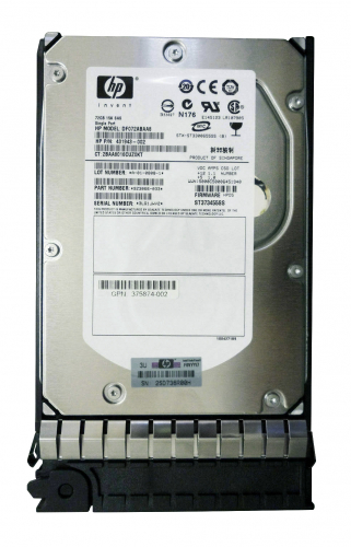 Жесткий диск HP 431943-002 72Gb  SAS 3,5" HDD