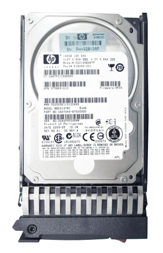 Жесткий диск HP 518006-001 146Gb  SAS 2,5" HDD