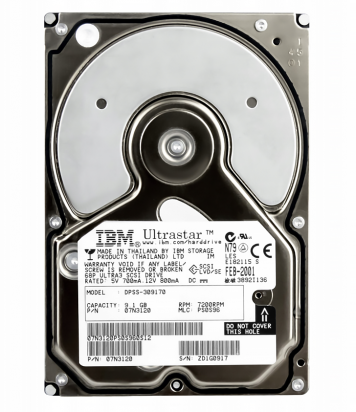 Жесткий диск IBM DPSS-309170 9,1Gb 7200 U160SCSI 3.5" HDD