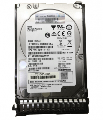 Жесткий Диск HP 836625-B21 300Gb 10000 SAS 2,5" HDD