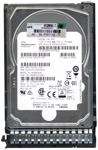 Жесткий диск HP 796365-002 600Gb 10000 SAS 2,5" HDD