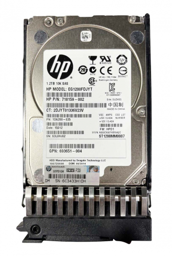 Жесткий диск HP EG1200FDJYT 1,2Tb 10000 SAS 2,5" HDD
