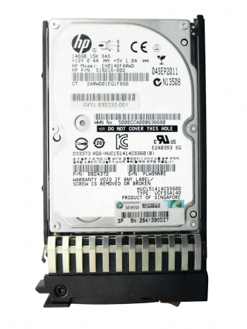 Жесткий диск HP 518216-002 146Gb  SAS 2,5" HDD