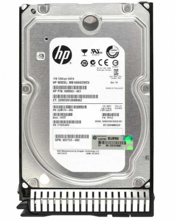 Жесткий диск HP 657739-001 1Tb 7200 SATAIII 3.5" HDD