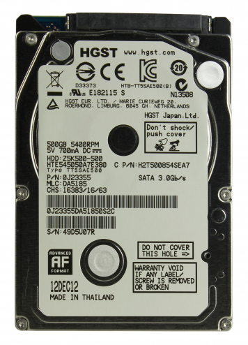 Жесткий диск HGST HTE545050A7E380 500Gb SATAII 2.5" HDD