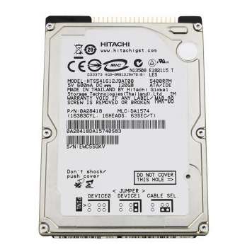 Жесткий диск Hitachi 0A28418 120Gb 5400 IDE 2,5" HDD