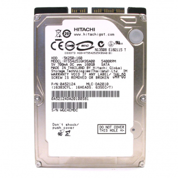 Жесткий диск Hitachi 0A52124 160Gb 5400 SATA 2,5" HDD