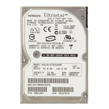 Жесткий диск Hitachi HUC101473CSS300 73Gb  SAS 2,5" HDD