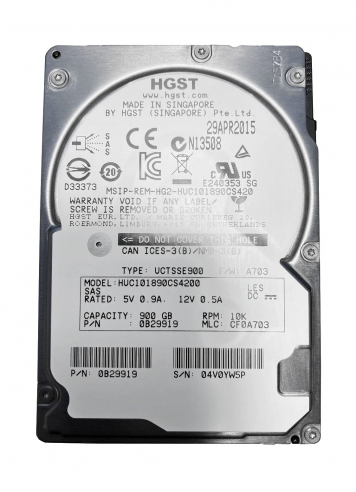 Жесткий диск HGST 0B31260 900Gb 10520 SAS 2,5" HDD