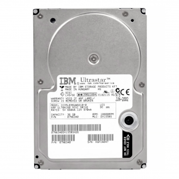 Жесткий диск IBM IC35L036UWD210-0 36,7Gb  U160SCSI 3.5" HDD