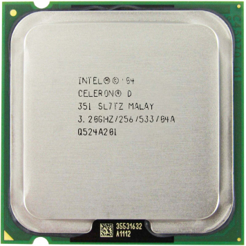 Процессор Celeron D 351 Intel 3200Mhz
