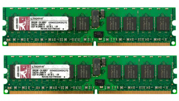 Оперативная память Kingston KVR400D2S4R3K2/1G DDRII 1Gb