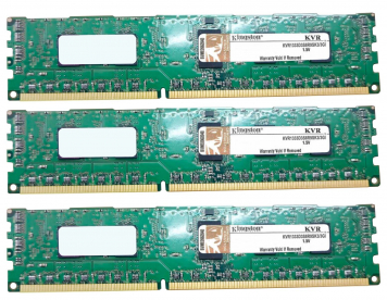 Оперативная память Kingston KVR1333D3S8R9SK3/3GI DDRIII 3Gb