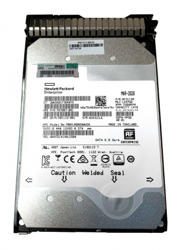 Жесткий диск HPE P09163-B21 14Tb 7200 SATA 3,5" HDD