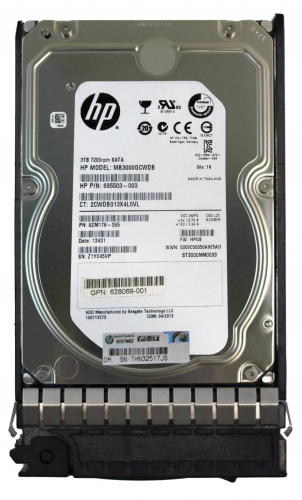 Жесткий диск HP 695503-007 3Tb 7200 SATAIII 3.5" HDD