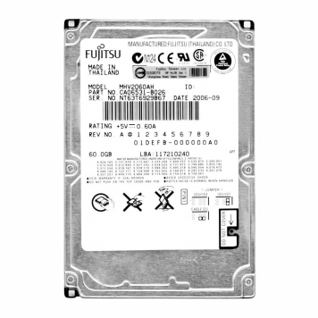 Жесткий диск Fujitsu CA06531-B026 60Gb 5400 IDE 2,5" HDD