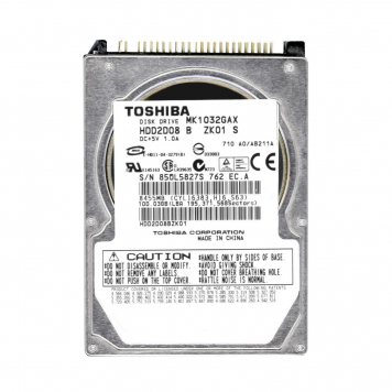 Жесткий диск Toshiba MK1032GAX 100Gb 5400 IDE 2,5" HDD