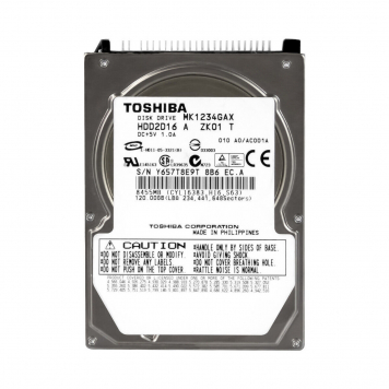 Жесткий диск Toshiba MK1234GAX 120Gb 5400 IDE 2,5" HDD