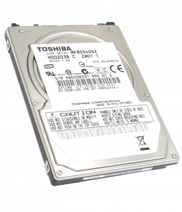 Жесткий диск Toshiba HDD2D38 80Gb 5400 SATA 2,5" HDD