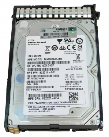 Жесткий диск HP 832511-001 1Tb 7200 SAS 2,5" HDD