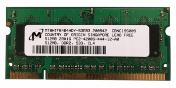 Оперативная память Micron MT8HTF6464HDY-53EB3 DDRII 512Mb