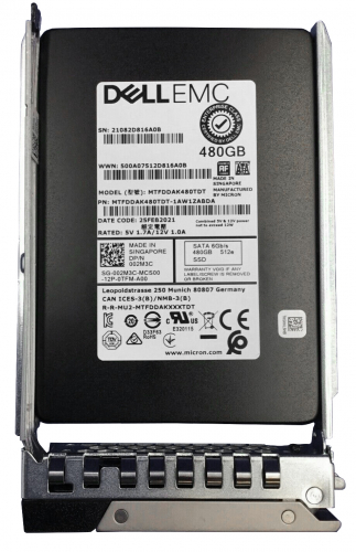 Жесткий диск Dell 400-BDOZ 480Gb SATAIII 2,5" SSD