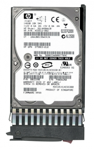 Жесткий диск HP 459512-002 146Gb 10000 SAS 2,5" HDD