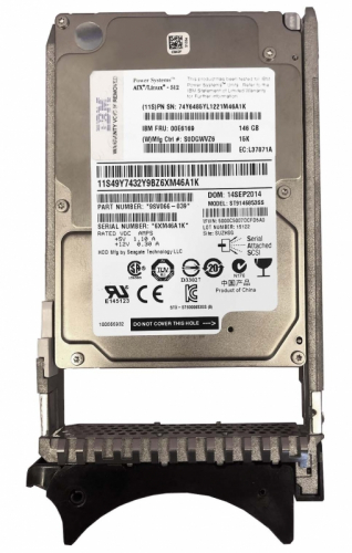 Жесткий диск IBM 74Y6487 146,8Gb 15000 SAS 2,5" HDD