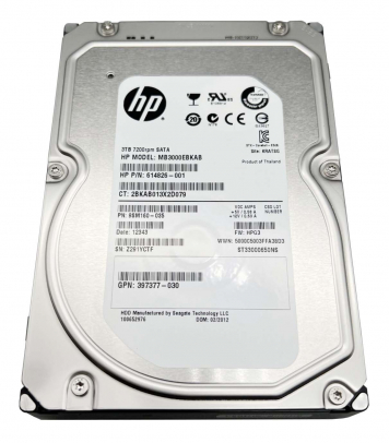 Жесткий диск HP 628181-001 3Tb  SATAII 3,5" HDD