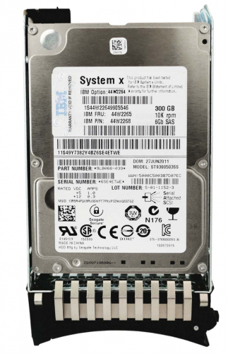 Жесткий диск IBM 44W2264 300Gb 10000 SAS 2,5" HDD