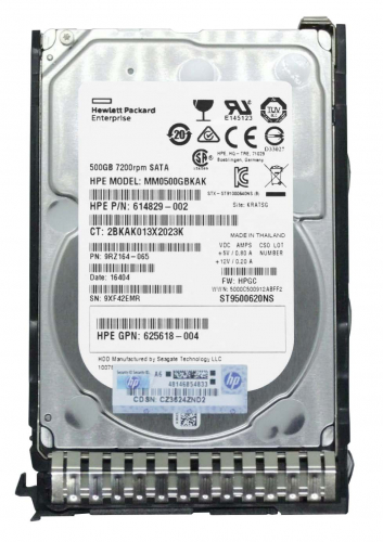 Жесткий диск HP 625618-004 500Gb  SATAIII 7200 2,5" HDD