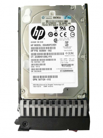 Жесткий диск HP 581310-001 450Gb 10000 SAS 2,5" HDD