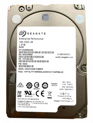 Жесткий диск Seagate ST1200MM0088 1200Gb  SAS 2,5" HDD