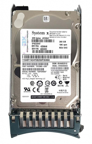 Жесткий диск IBM 42D0647 300Gb 10000 SAS 3.5" HDD