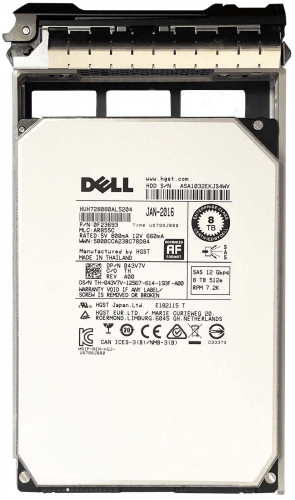 Жесткий диск Dell 0F23693 8TB SAS 3.5" HDD