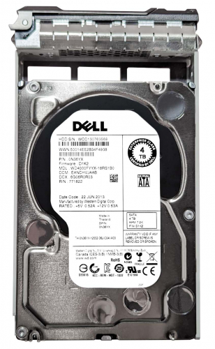 Жесткий диск Dell WD4000FYYX-18RS1B0 4Tb 7200 SATAIII 3,5" HDD