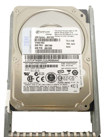 Жесткий диск IBM 82Y2280 73.4Gb  SAS 2,5" HDD