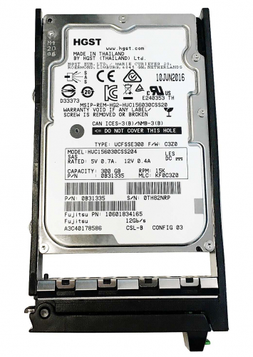 Жесткий диск Fujitsu A3C40178586 300GB 15000 SAS HDD 2,5"