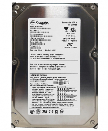 Жесткий диск Seagate 9W4002 80Gb 7200 IDE 3.5" HDD