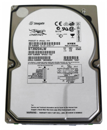Жесткий диск Seagate ST39204LW 9,2Gb 10000 U160SCSI 3.5" HDD