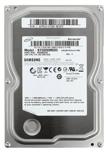 Жесткий диск Samsung ST500DM005 500Gb  SATAII 3,5" HDD