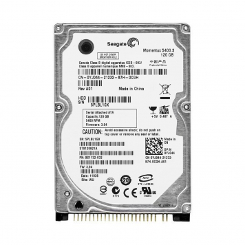 Жесткий диск Seagate ST9120821A 120Gb 5400 SATA 2,5" HDD