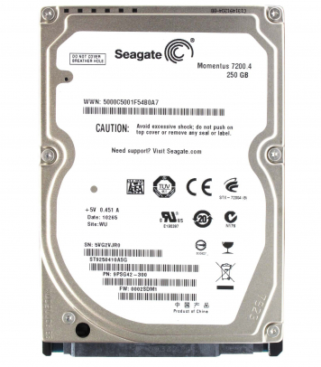 Жесткий Диск Seagate 9PSG42 250Gb 7200 SATAII 2,5" HDD
