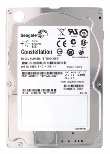 Жесткий диск Seagate 9FY246 500Gb  SAS 2,5" HDD