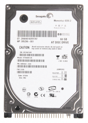 Жесткий диск Seagate 9AH432 60Gb 4200 IDE 2,5" HDD
