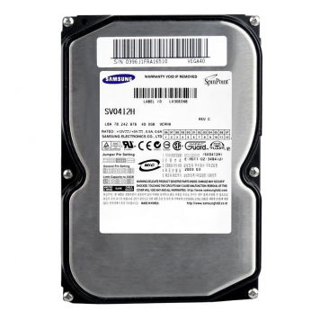 Жесткий диск Samsung SV0412H 40Gb 5400 IDE 3.5" HDD